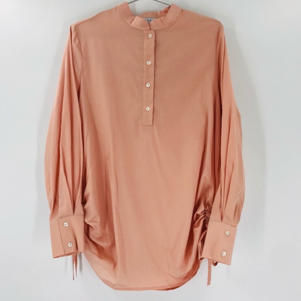 Harshman Long Sleeve Button Down Peach Size Medium - image 1
